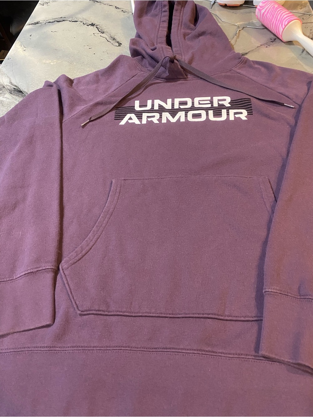 LG Men’s Purple Under Armour Crewneck Hoodie